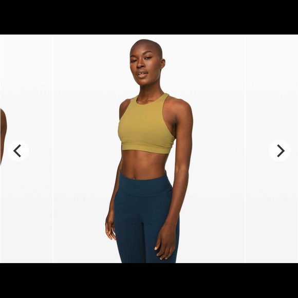 Lululemon Grape Leaf High Neck Energy Bra Size 6 - Picture 3 of 5